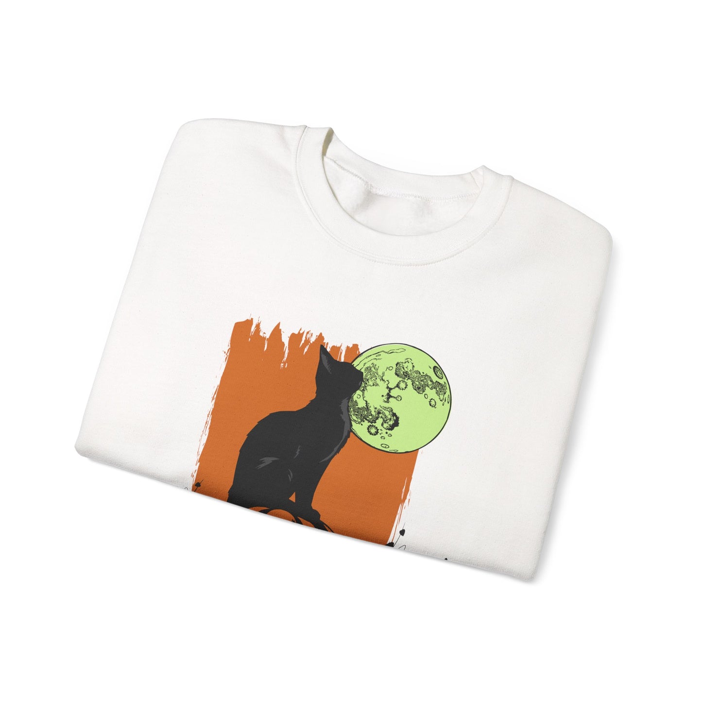 Moon Cat Crewneck Sweatshirt