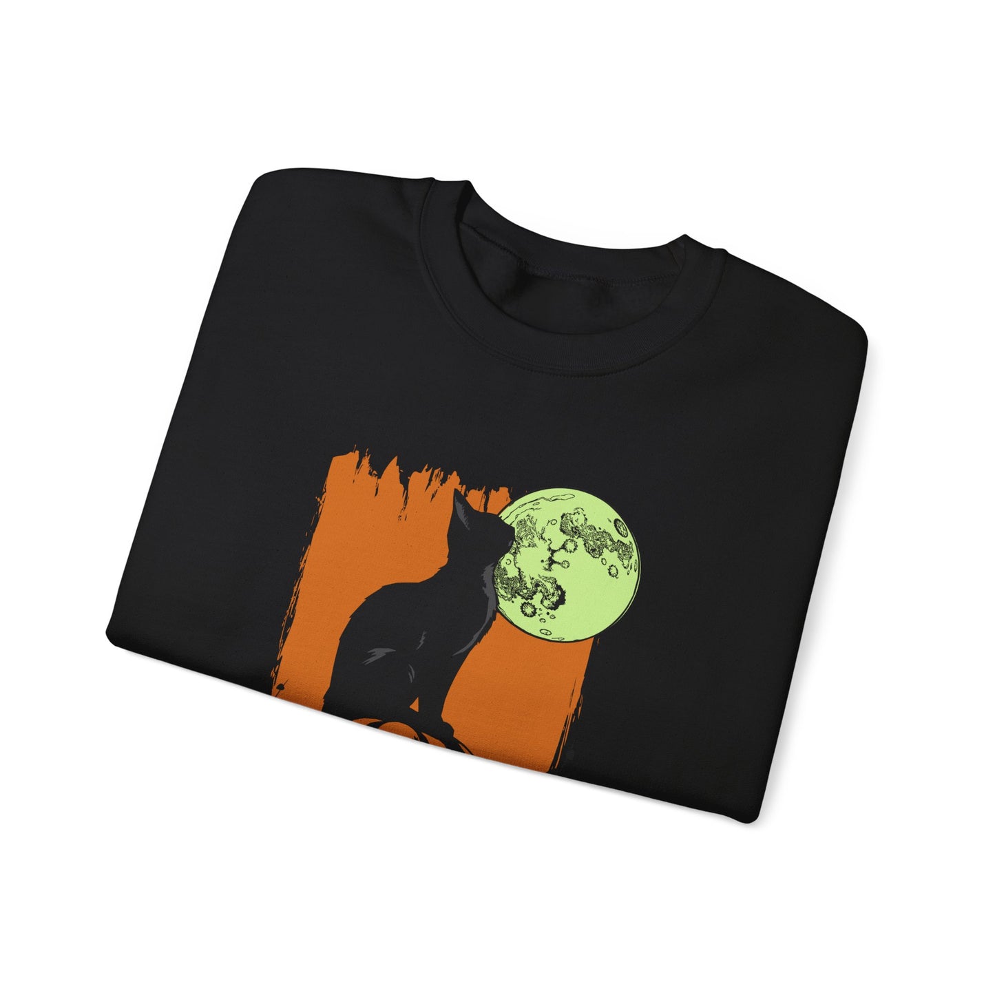 Moon Cat Crewneck Sweatshirt