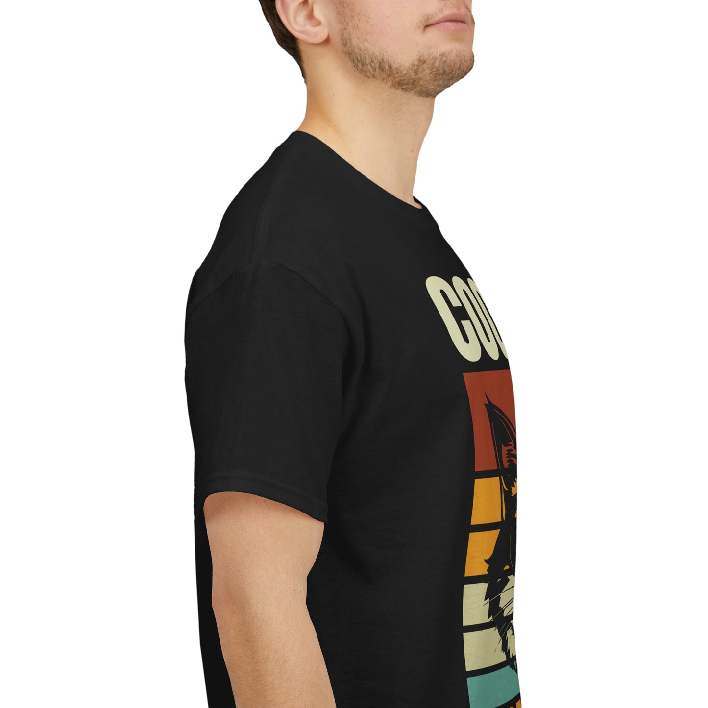 "Coolest Cat Dad" - Unisex Heavy Cotton Tee